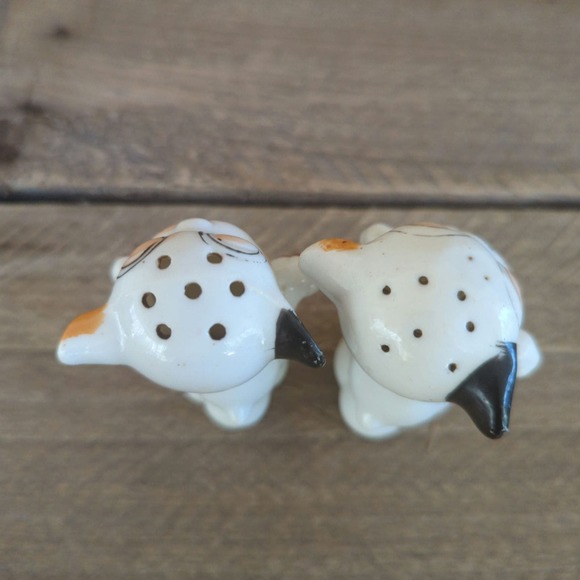 Vintage 1950s Bonzo Dog Salt and Pepper Shakers I'm Pep I'm Salt Made in Japan - Picture 6 of 11